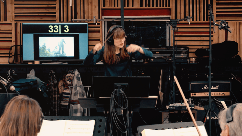 recording session female conductor